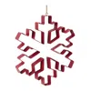 Houzbling Snowflake Cookie Cutter Ornament (set Of 4) 10.5"h Metal
