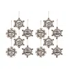 Houzbling Snowflake Ornament (set Of 12) 4.25"h, 4.5"h, 5"h Plastic