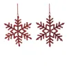 Houzbling Snowflake Ornament (set Of 12) 5.5"h Iron/glass