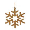 Houzbling Snowflake Ornament (set Of 12) 5"h Aluminum