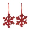 Houzbling Snowflake Ornament (set Of 12) 7.75"h Wood