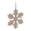 Houzbling Snowflake Ornament (set Of 12) 8"h Wood