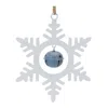 Houzbling Snowflake Ornament W/bell (set Of 12) 6.5"h Iron