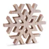 Houzbling Snowflake (set Of 2) 12"d Wood