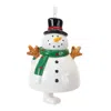 Houzbling Snowman Ornament (set Of 12) 5.5"h Ceramic