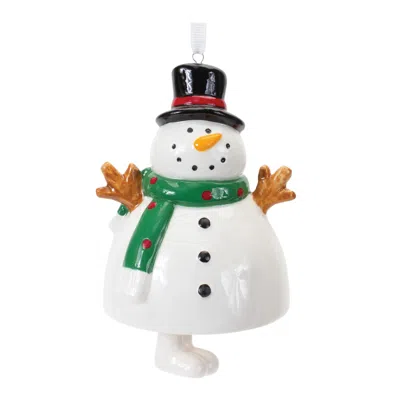 Houzbling Snowman Ornament (set Of 12) 5.5"h Ceramic