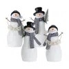 Houzbling Snowman (set Of 4) 8.5"h Resin