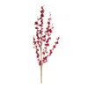 Houzbling Snowy Berry Spray (set Of 12) 34"h Foam