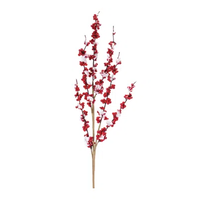 Houzbling Snowy Berry Spray (set Of 12) 34"h Foam