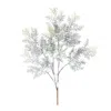 Houzbling Snowy Cedar Branch (set Of 12) 21"h Plastic