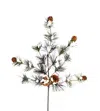 Houzbling Snowy Pine Spray (set Of 6) 20"h Pvc