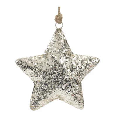 Houzbling Star Ornament (set Of 4) 6.5"h Iron
