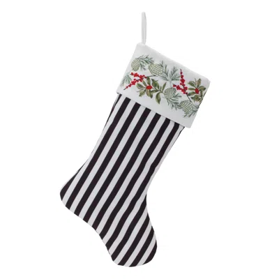 Houzbling Stocking (set Of 3) 19"h Polyester In Black