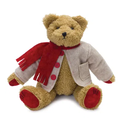 Houzbling Teddy Bear W/coat 14"h Polyester