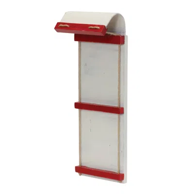 Houzbling Toboggan (set Of 2) 16.25"l X 5.75"h Plywood In White