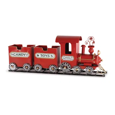 Houzbling Train 29.25"l X 11.25"h Iron