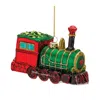 Houzbling Train Ornament (set Of 6) 4.25"l X 3"h Glass