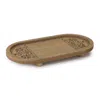 Houzbling Tray (set Of 2) 14.25"l X 7.25"w X 1.75"h Wood/mdf