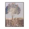 Houzbling Tree And Rabbit Print 11.75"l X 15.5"h Plastic/mdf