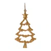 Houzbling Tree Ornament (set Of 12) 6"h Aluminum