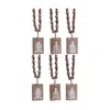 Houzbling Tree Plaque Ornament (set Of 6) 13"h Wood