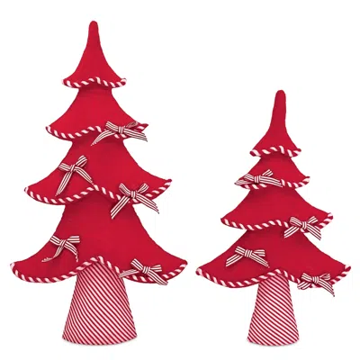 Houzbling Tree (set Of 2) 18.5"h, 24"h Foam/felt