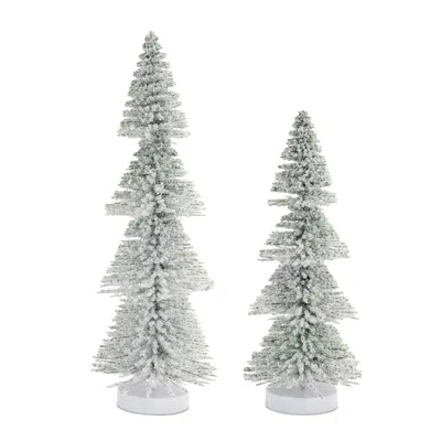 Houzbling Tree (set Of 2) 8"h, 10"h Pvc