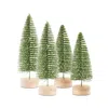 Houzbling Tree With Led (set Of 4) 10.75"h, 14"h Plastic 6 Hr Timer 3 Aaa Batteries, Not Included