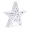Houzbling Triple Star Puzzle (set Of 2) 8"h Mdf