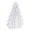 Houzbling Triple Tree Puzzle (set Of 2) 8.5"h Mdf