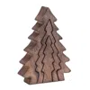 Houzbling Triple Tree Puzzle (set Of 2) 8.5"h Wood