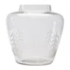 Houzbling Vase 6.5"d X 6.5"h Glass