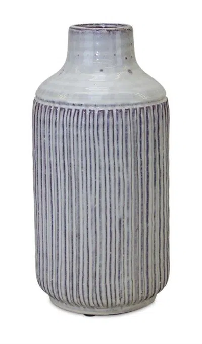 Houzbling Vase 6"d X 12.25"h Terra Cotta