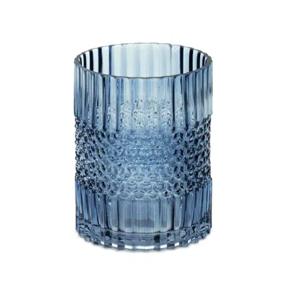 Houzbling Vase 6"d X 8"h Glass In Brown