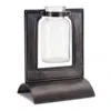 Houzbling Vase In Holder 8"h Iron/glass