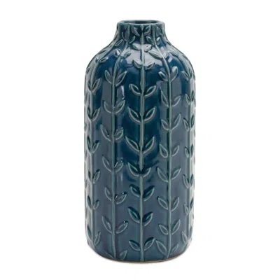 Houzbling Vase (set Of 2) 4"d X 8.75"h Ceramic In Brown
