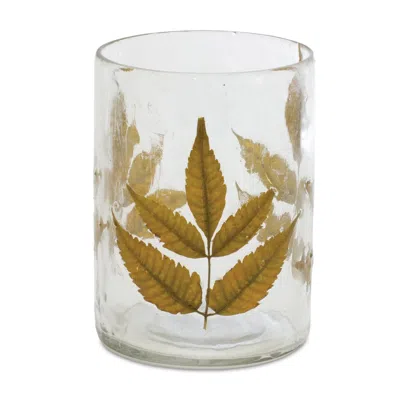 Houzbling Votive Holder (set Of 3) 3"d X 4"h Glass In Transparent
