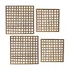 Houzbling Wall Hanging (set Of 4) 24", 30" Wood