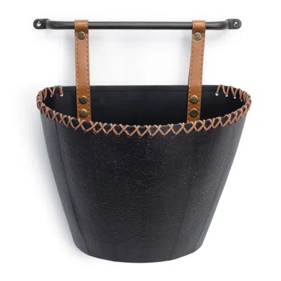 Houzbling Wall Pocket (set Of 2) 11.5"l X 12"h Iron In Multi