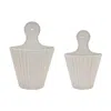 Houzbling Wall Pocket (set Of 2) 9.5"l X 14.5"h, 11"l X 16.5"h Metal