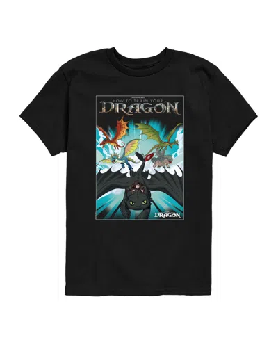 How To Train Your Dragon Kids' Boys' 8-20 Short-sleeve T-shirt In Black