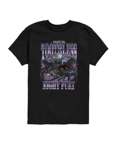 How To Train Your Dragon Kids' Boys' 8-20 Short-sleeve T-shirt In Black