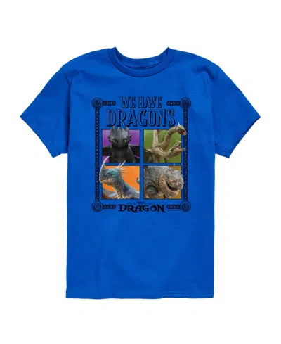 How To Train Your Dragon Kids' Boys' 8-20 Short-sleeve T-shirt In Blue
