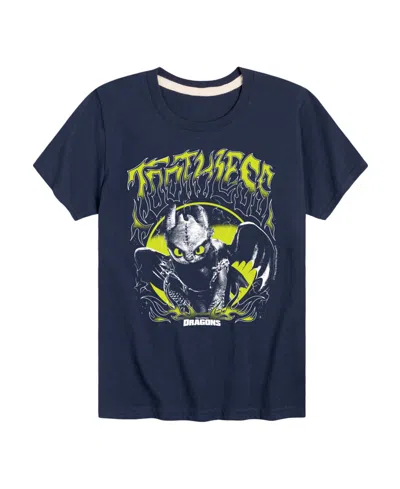 How To Train Your Dragon Kids' Boys' 8-20 Short-sleeve T-shirt In Blue