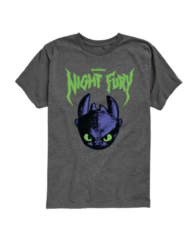 How To Train Your Dragon Kids' Boys' 8-20 Short-sleeve T-shirt In Gray