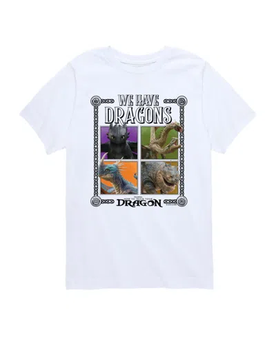 How To Train Your Dragon Kids' Boys' 8-20 Short-sleeve T-shirt In White