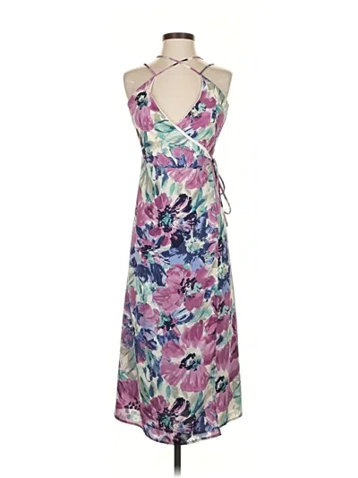 Pre-owned How Very Loved Casual Dress In Purple