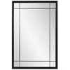 Howard Elliott Chiverny Matte Black 24" X 36" Rectangular Wall Mirror