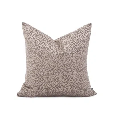Howard Elliott 24 X 24 Pillow  Lynx - Insert In Polyester,taupe Geometric