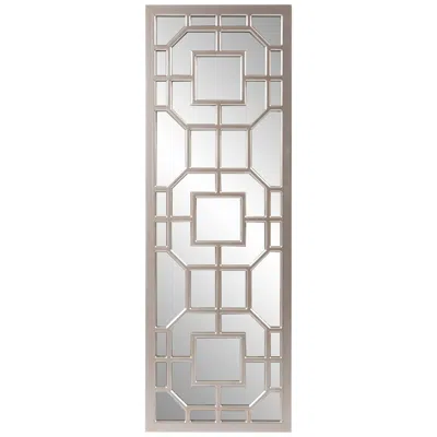 Howard Elliott Aldrich 46 1/2" High Champagne Frame Wall Mirror